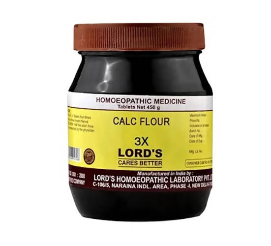 Lord's Homeopathy Calc Flour Biochemic Tablets