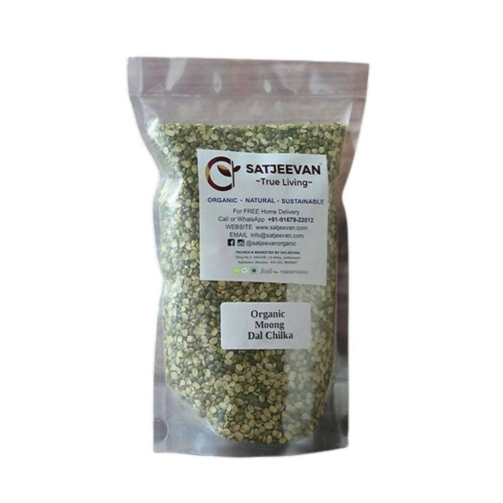 Satjeevan Organic Moong Dal Chilka