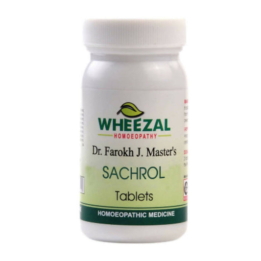 Wheezal Homeopathy Sachrol Tablets TrueCure