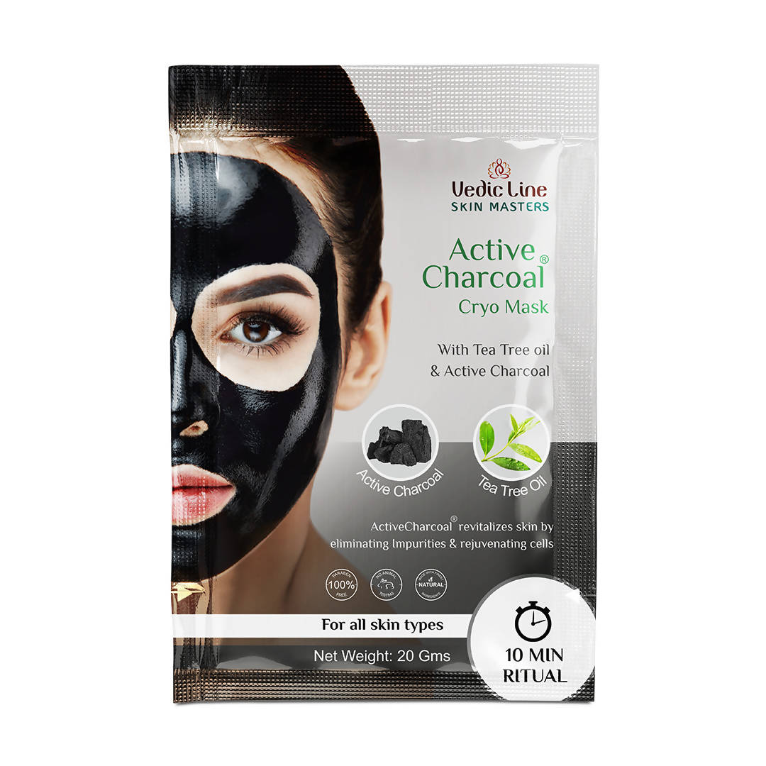 Vedic Line Skin Masters Active Charcoal Cryo Mask 