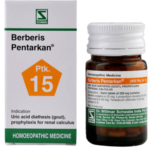 Dr Willmar Schwabe India Berberis Pentarkan Tablets