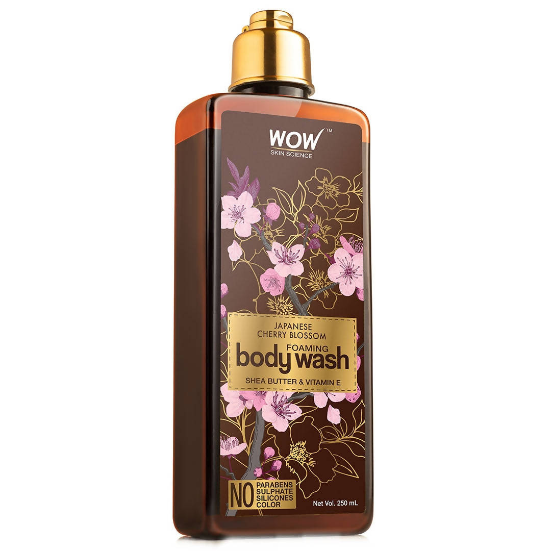 Wow Skin Science Japanese Cherry Blossom Foaming Body Wash