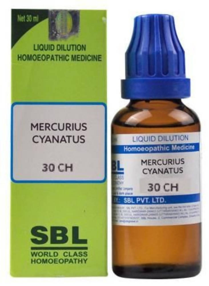 SBL Homeopathy Mercurius Cyanatus Dilution