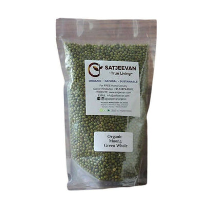 Satjeevan Organic Moong Green Whole