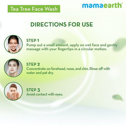 Mamaearth Tea Tree Face Wash for Acne & Pimples