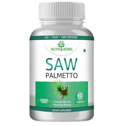 Nutriherbs Saw Palmetto 450mg Capsules 60 Caps