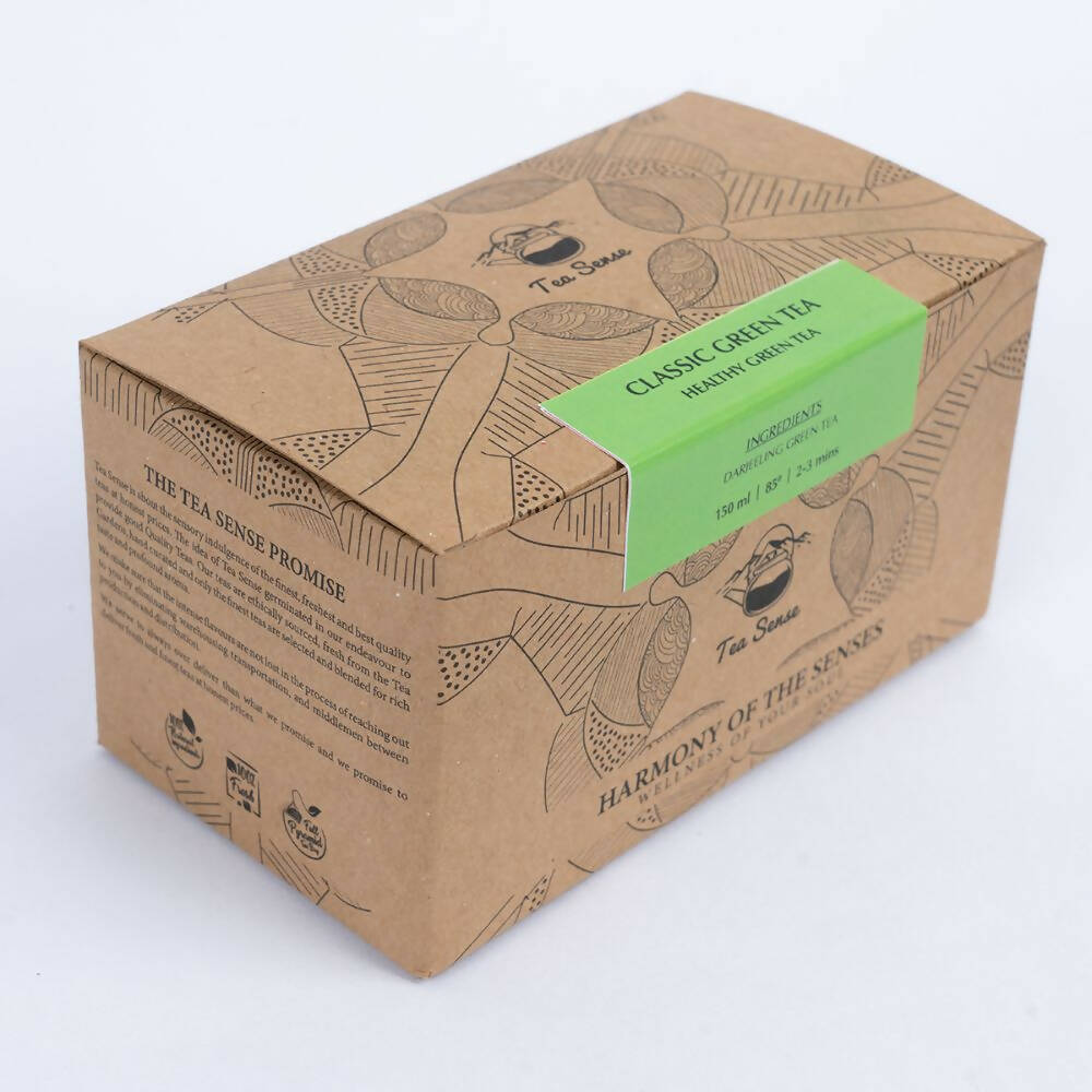 Tea Sense Classic Green Tea Bags Box 