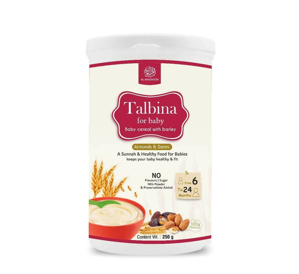 Al Masnoon Talbina For Baby with Almonds & Dates 6 to 24 Months 