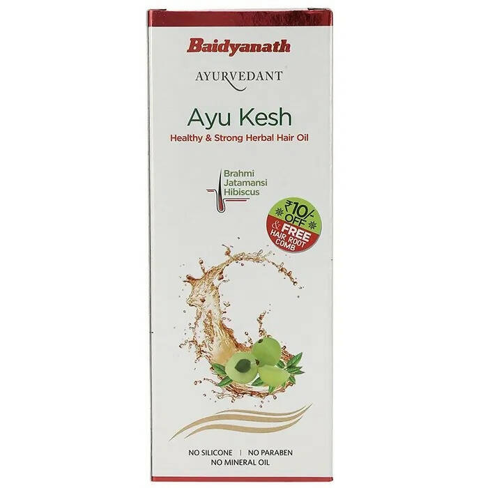 Baidyanath Jhansi Ayu Kesh Healthy And Strong Herbal Hair Oil TrueCure