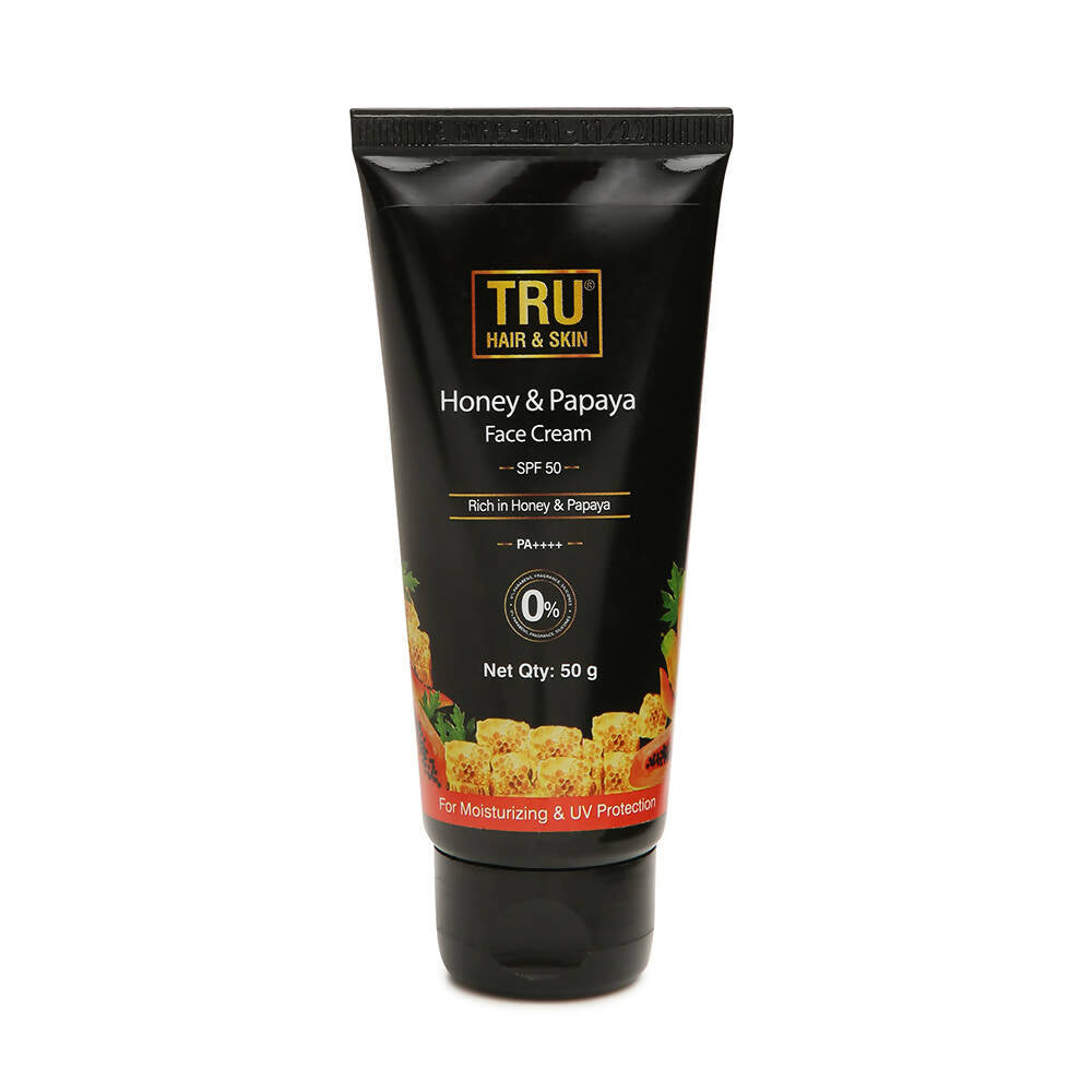 Tru Hair & Skin Honey & Papaya SPF 50 Face Cream TrueCureN