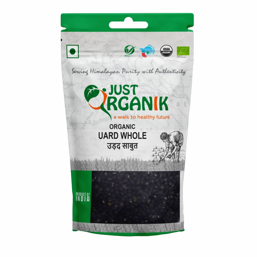 Just Organik Urad Whole (Black Dal) 