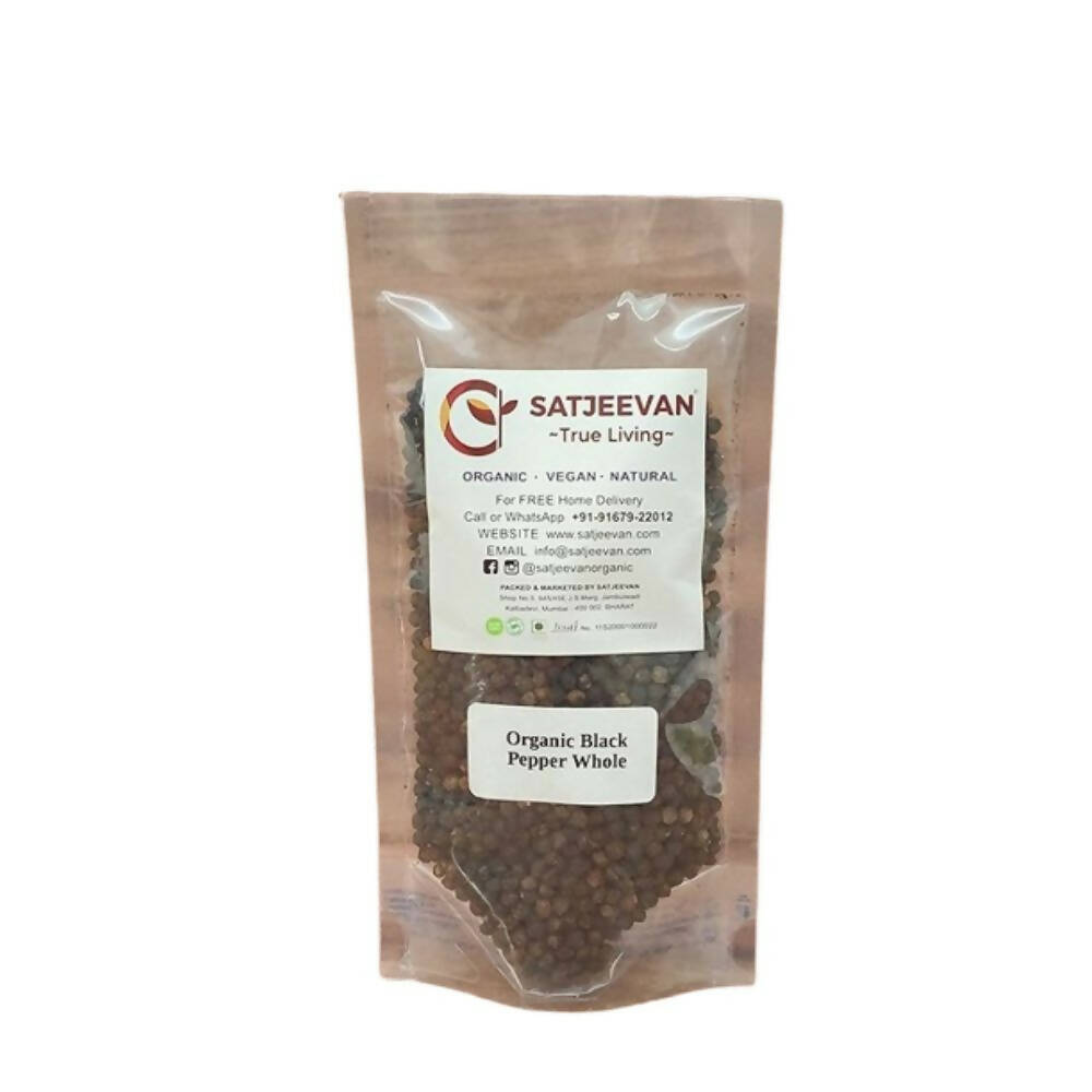 Satjeevan Organic Black Pepper Whole