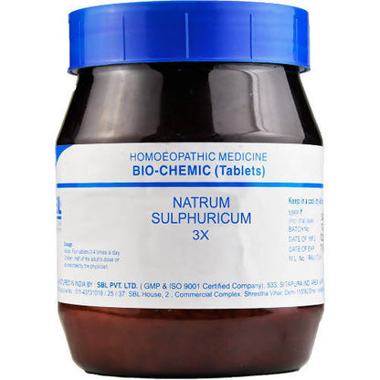 SBL Homeopathy Natrum Sulphuricum Biochemic Tablets