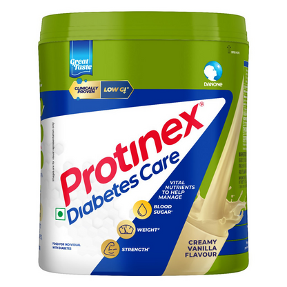 Protinex Diabetes Care Nutritional Drink Powder for Adults Creamy Vanilla Flavor TrueCure