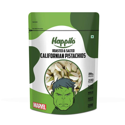 Happilo Roasted & Salted Californian Pistachios-Marvel Hulk Edition TrueCure