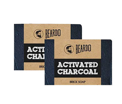 Beardo Activated Charcoal Brick Soap TrueCure