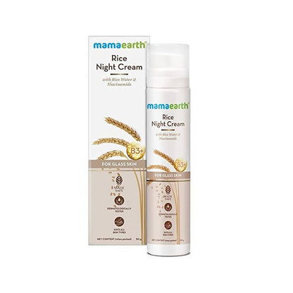 Mamaearth Rice Night Cream With Rice Water & Niacinamide