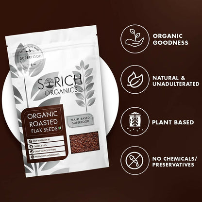 Sorich Organics Roasted Flax Seeds