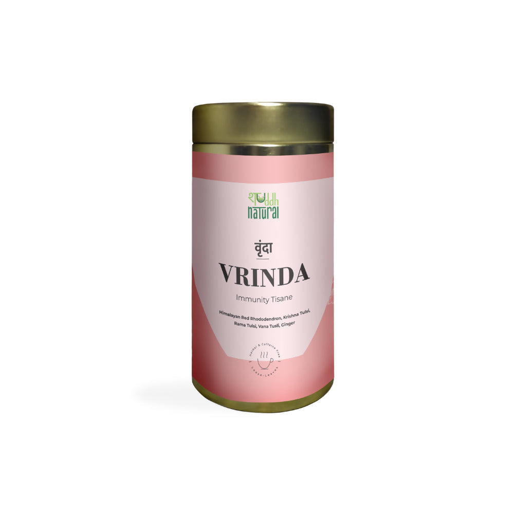 Shuddh Natural Cold Cough Relief Tea Vrinda Floral Tisane   