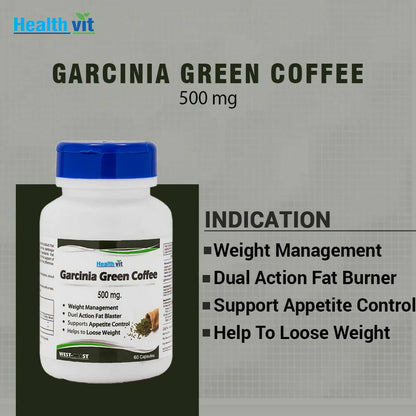 Healthvit Garcinia Green Coffee Capsules