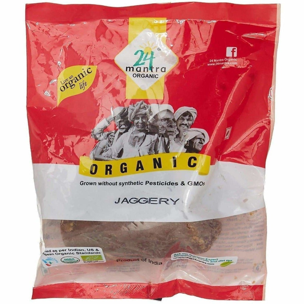 24 Mantra Organic Jaggery, 450g