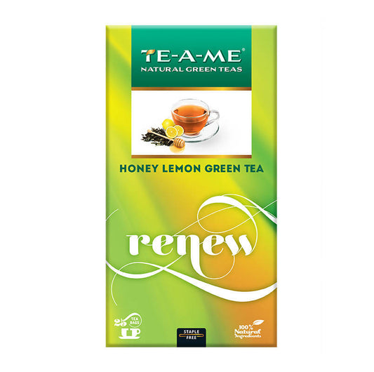 Teame Honey Lemon Green Tea Renew Tea Bags TrueCure