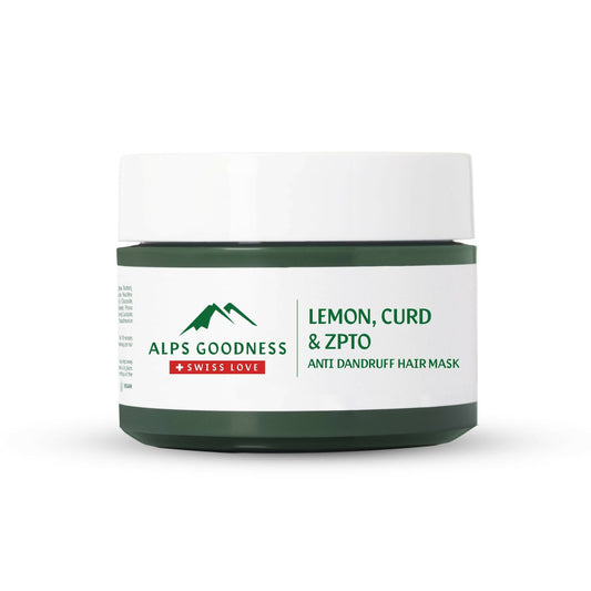 Alps Goodness Lemon, Curd & ZPTO Anti Dandruff Hair Mask 