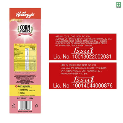 Kellogg's Corn Flakes With Real Strawberry Puree