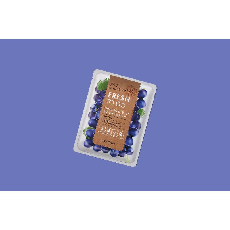 Tonymoly Fresh To Go Grape Mask Sheet Pore Care