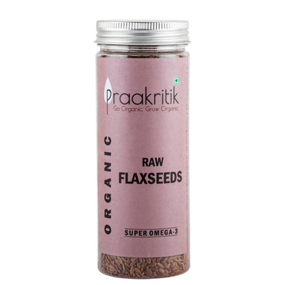 Praakritik Organic Raw Flaxseeds 