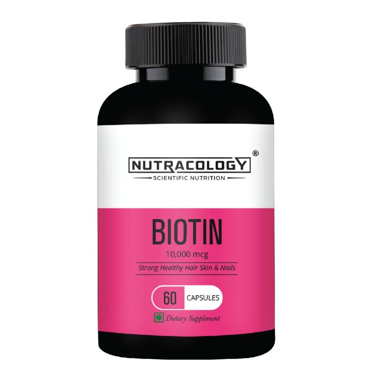 Nutracology Biotin 10mg for Hair Growth & Hair Loss Capsules