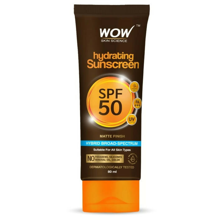 Wow Skin Science Hydrating Sunscreen Spf 50 Pa +++ TrueCure