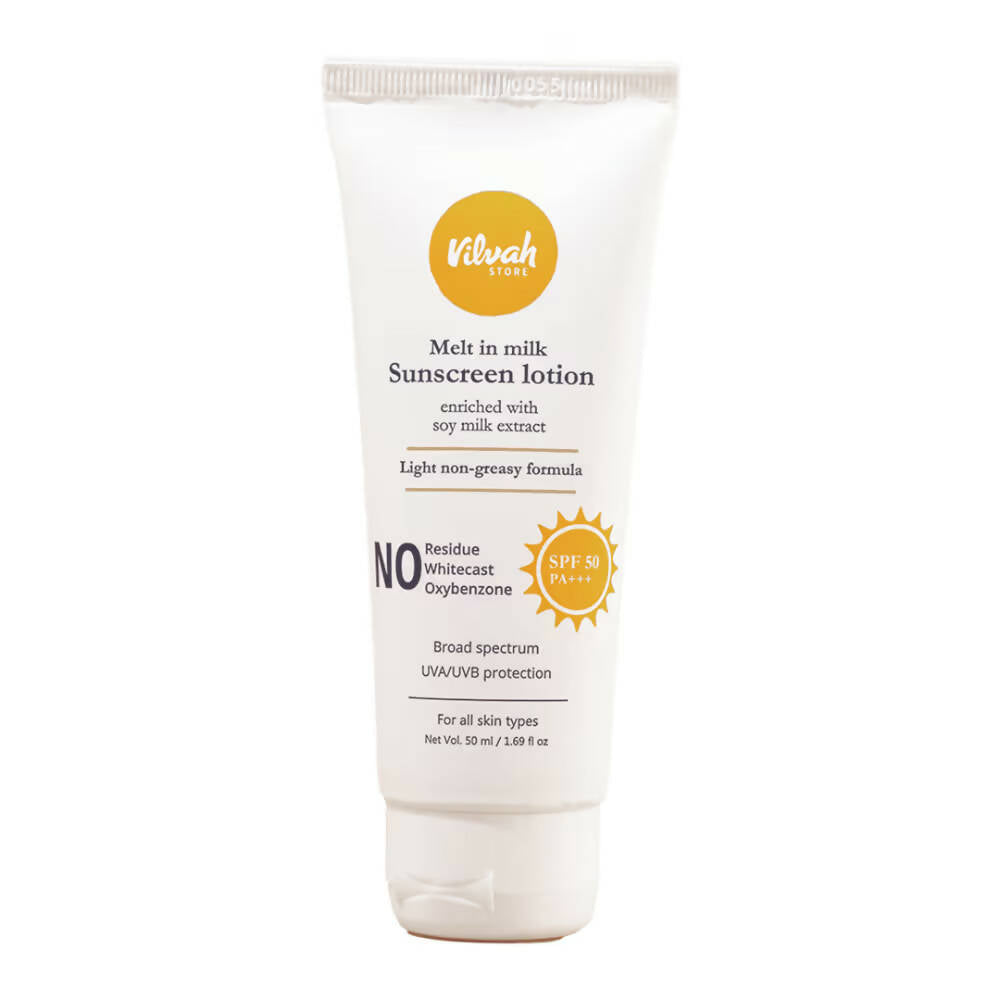 Vilvah Melt-in-Milk Sunscreen SPF 50 TrueCure