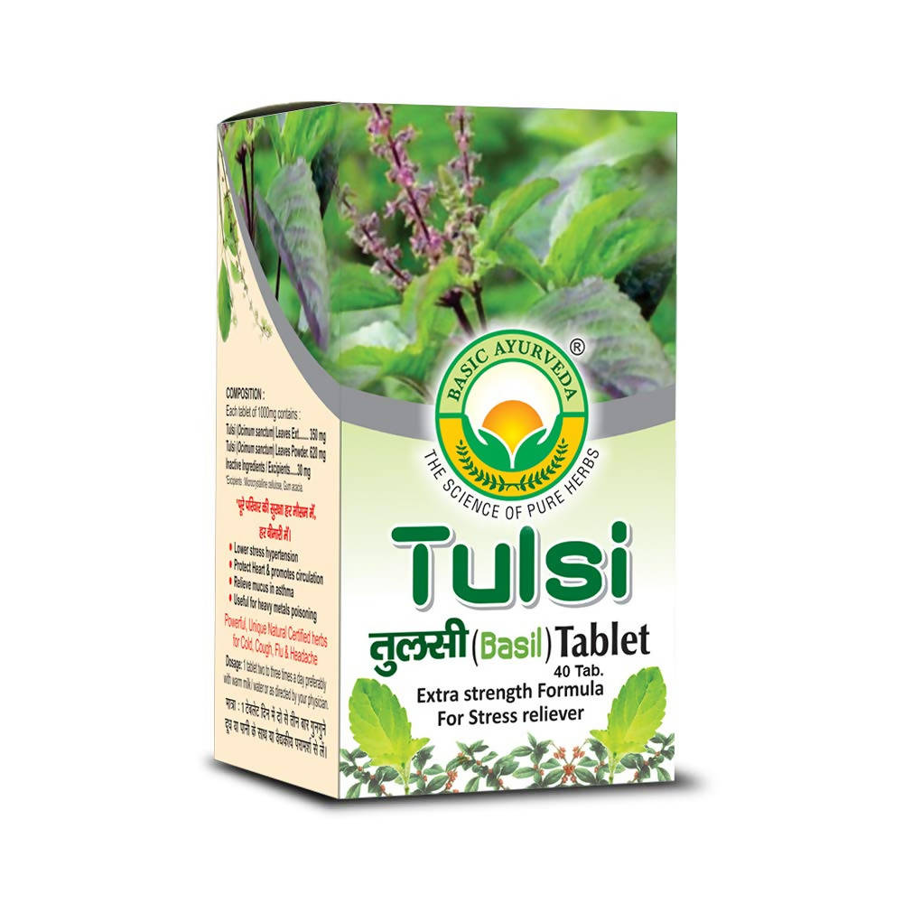 Basic Ayurveda Tulsi (Basil) Tablet