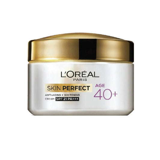 Buy L'Oreal Paris Age 40+ Skin Perfect Anti Aging glow-enhancing  Cream SPF 21 PA+++ Online in USA from Chaijava. Fast shipping available.