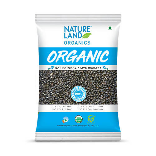 Nature Land Organics Urad Whole TrueCure