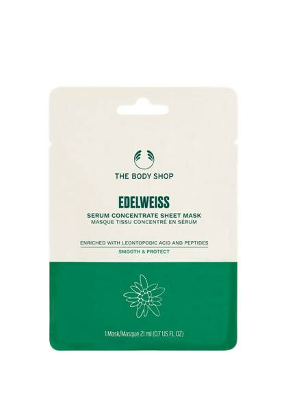 The Body Shop Edelweiss Serum Concentrate Sheet Mask TrueCure