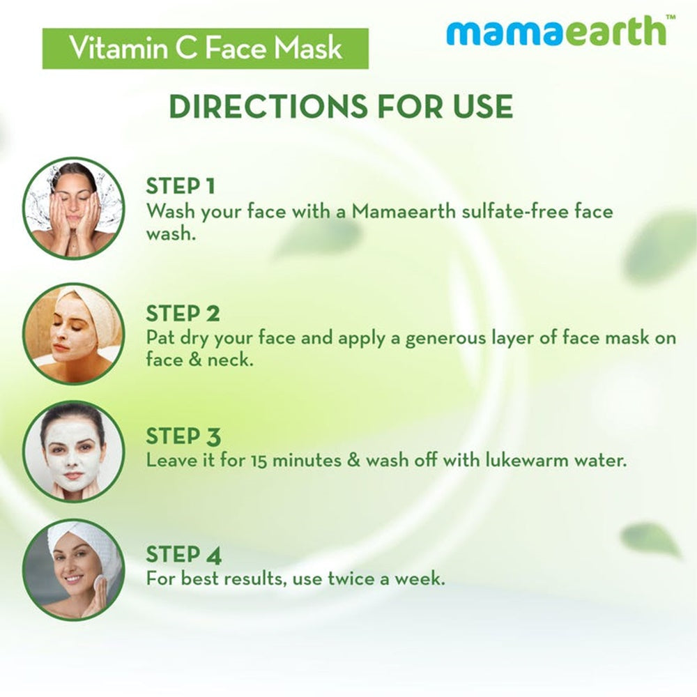 Mamaearth Vitamin C Face Wash & Sleeping Mask For Skin Illumination Combo