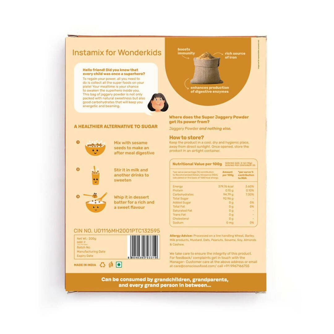 Conscious Food Super Jaggery Powder