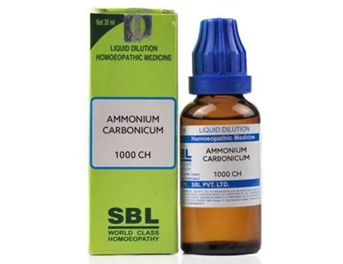 SBL Homeopathy Ammonium Carbonicum Dilution TrueCure