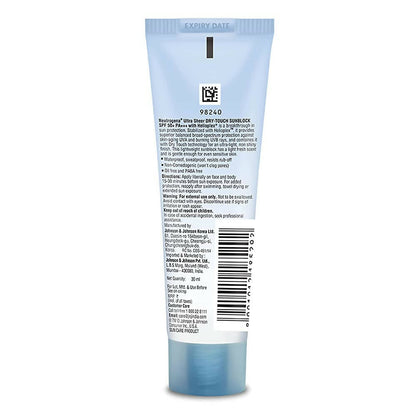 Neutrogena Ultra Sheer Sunscreen, SPF 50+