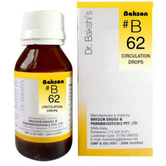 Bakson's Homeopathy B62 Circulation Drop 