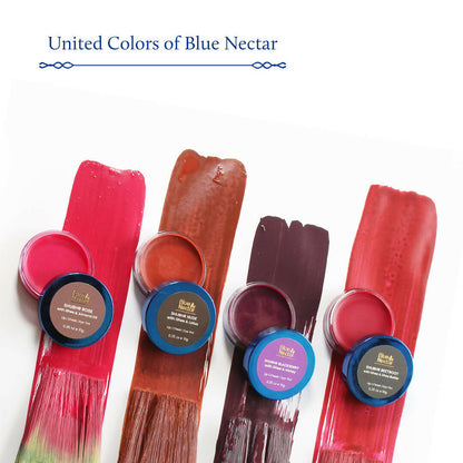 Blue Nectar Shubhr Rose Lip, Cheek & Eye Tint with Ghee & Almond Oil