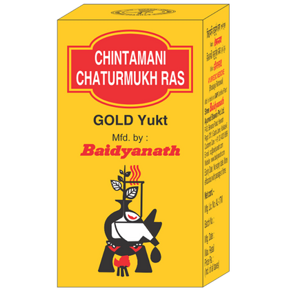 Baidyanath Chintamani Chaturmukh Ras Gold Yukt   