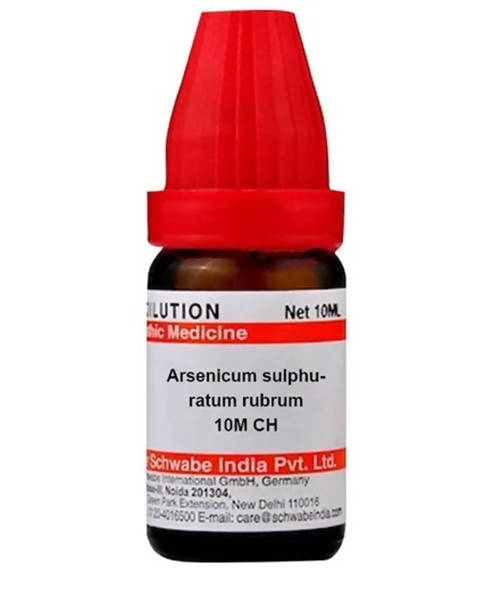 Dr. Willmar Schwabe India Arsenicum Sulphuratum Rubrum Dilution