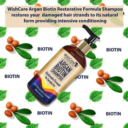 Wishcare Argan Oil Biotin Shampoo