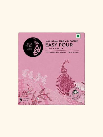 Blue Tokai Seethargundu Estate Light Roast Easy Pour Sachets