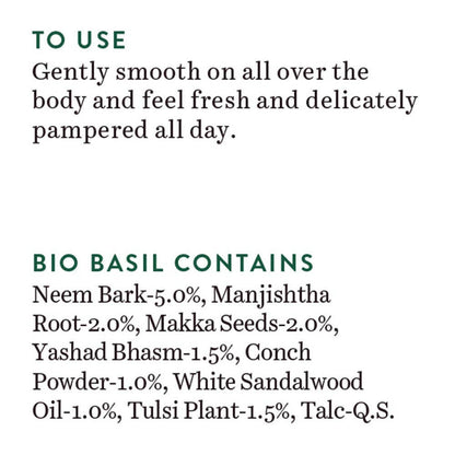 Biotique Basil & Sandalwood Refreshing Body Powder