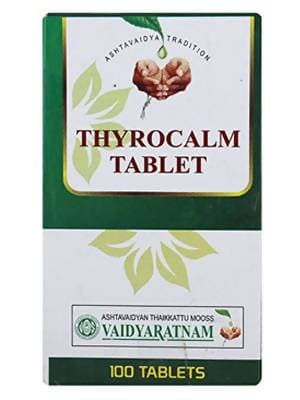 Vaidyaratnam Thyrocalm Tablet