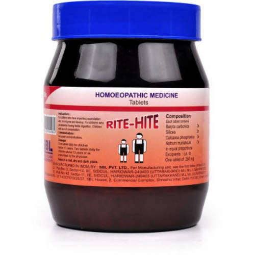 SBL Homeopathy Rite-Hite Tablets